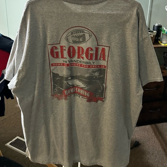 Gray Georgia Graphic Men's Shirt - Picture 3 of 4